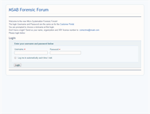 Tablet Screenshot of forum.msab.com
